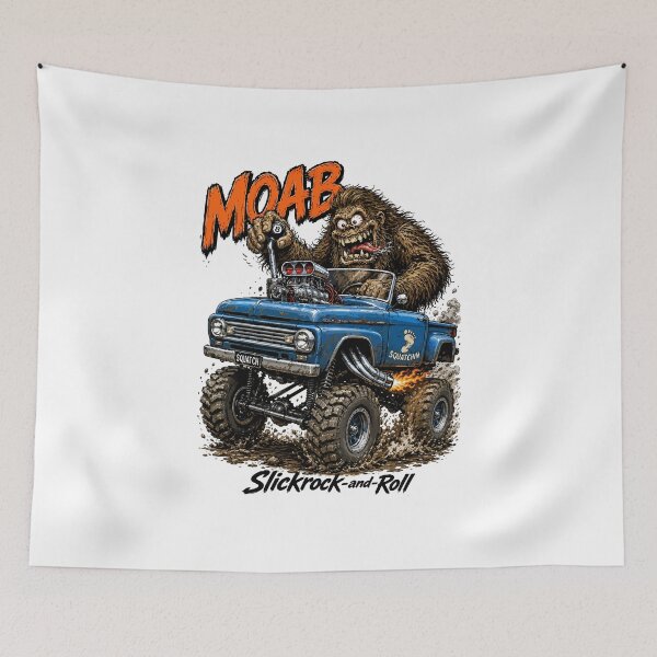 Item preview, Funny Moab UT Off Road Funny Bigfoot Monster Truck Design designed and sold by hobrath.