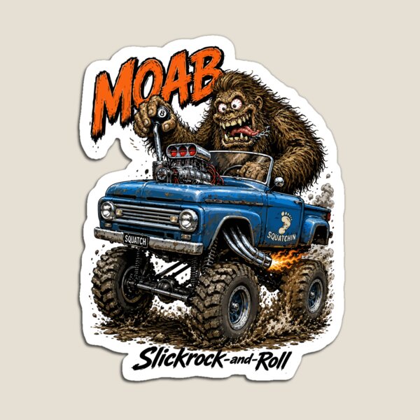 Item preview, Funny Moab UT Off Road Funny Bigfoot Monster Truck Design designed and sold by hobrath.