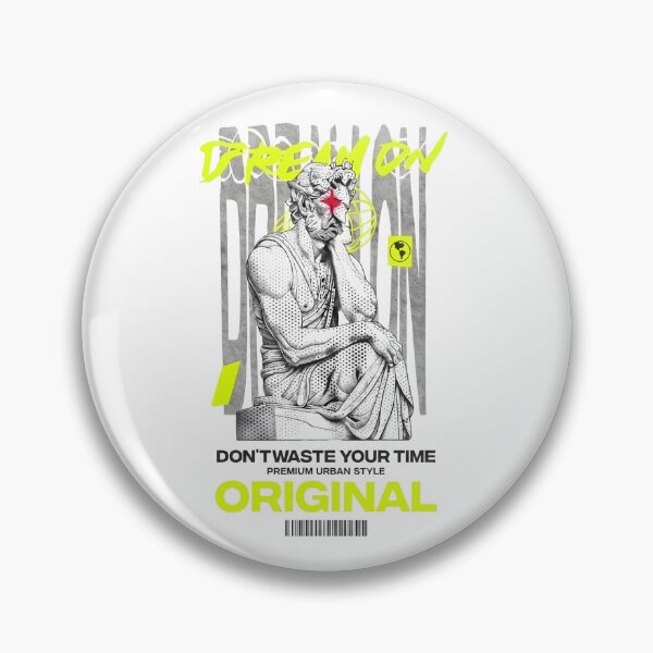 Item preview, DON'T WASTE YOUR TIME - Greek God Original Deluxe Logo designed and sold by diogoshx.