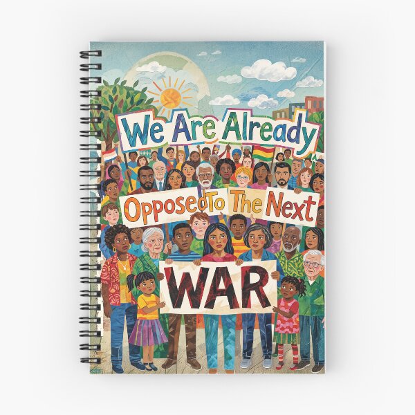 Item preview, We Are Already Opposed to The Next War designed and sold by Home Decor Art.