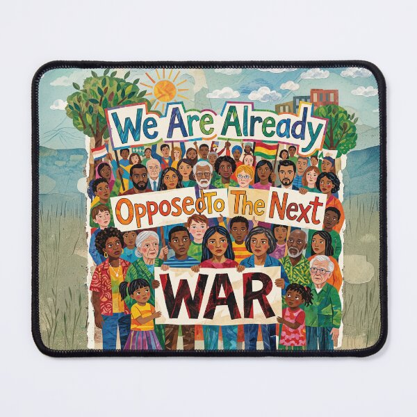 Item preview, We Are Already Opposed to The Next War designed and sold by Home Decor Art.