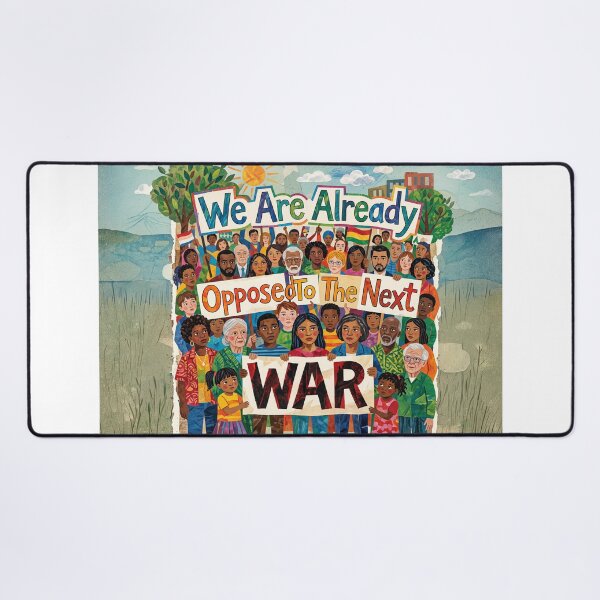 Item preview, We Are Already Opposed to The Next War designed and sold by Home Decor Art.