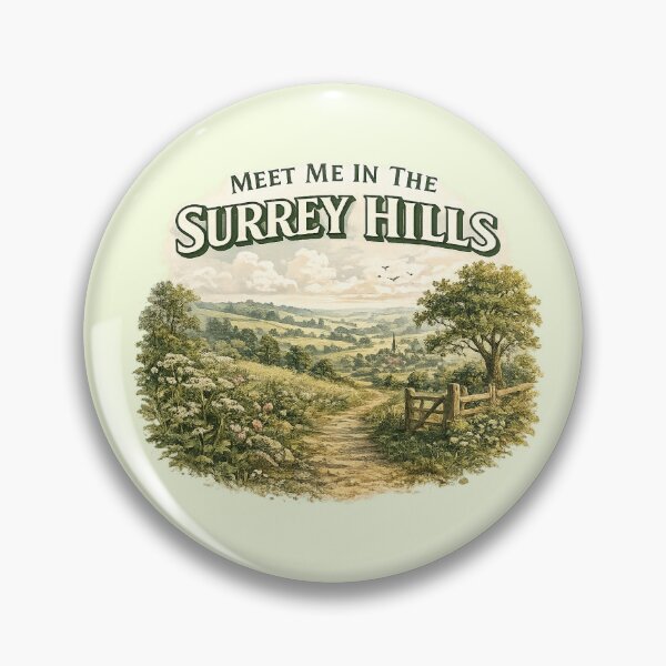 Item preview, Meet Me in the Surrey Hills – Vintage Countryside Design | Surrey Gift designed and sold by ThatSurreyLife.