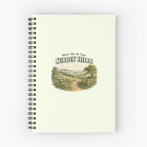 Item preview, Meet Me in the Surrey Hills – Vintage Countryside Design | Surrey Gift designed and sold by ThatSurreyLife.