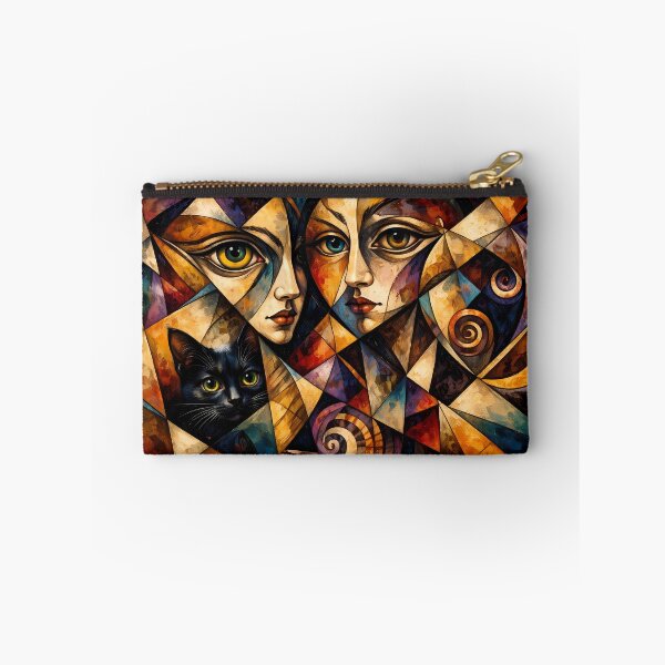 Item preview, Geometric Faces and Cat designed and sold by cuprum.