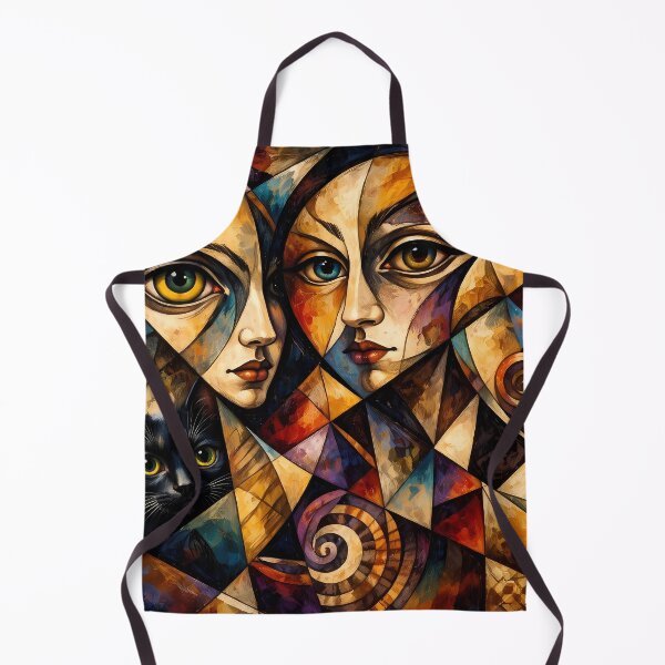 Item preview, Geometric Faces and Cat designed and sold by cuprum.