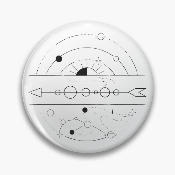 Item preview, Celestial Geometry Solar System Line Art designed and sold by Rehnair.