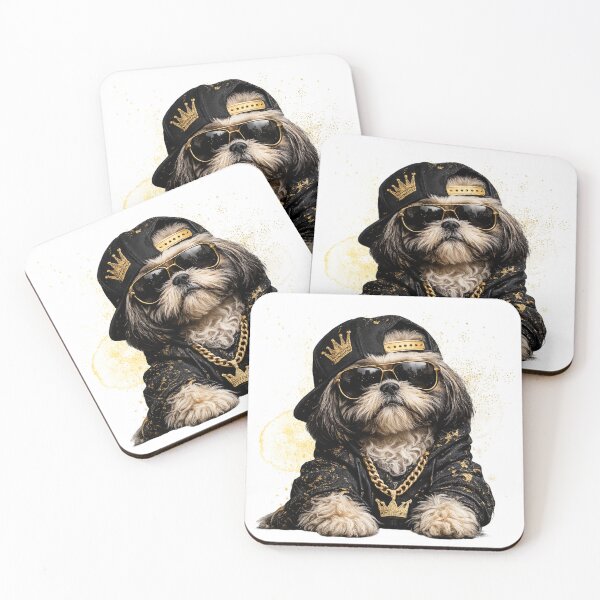 Item preview, Urban Shih Tzu dog in hip-hop style designed and sold by Ginetta0815.