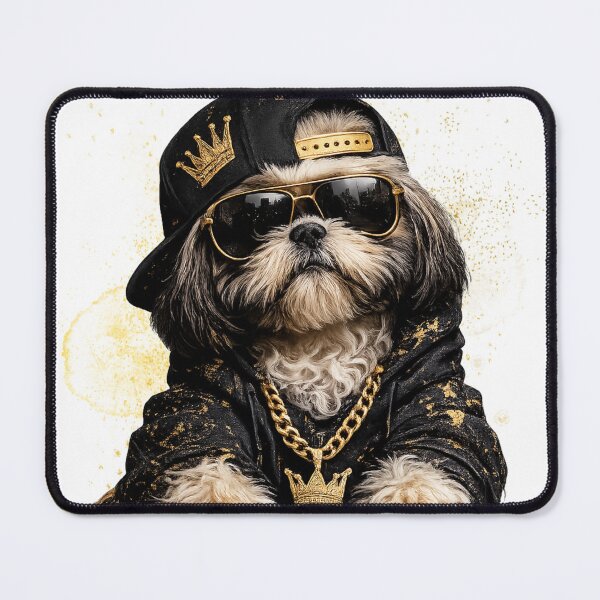 Item preview, Urban Shih Tzu dog in hip-hop style designed and sold by Ginetta0815.