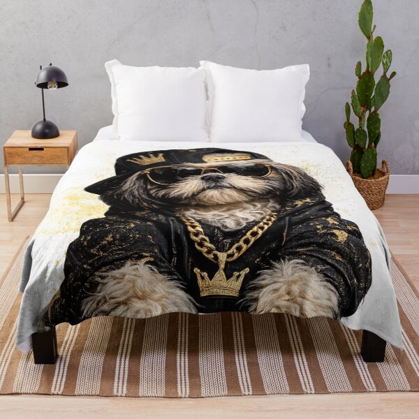 Item preview, Urban Shih Tzu dog in hip-hop style designed and sold by Ginetta0815.