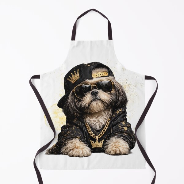 Item preview, Urban Shih Tzu dog in hip-hop style designed and sold by Ginetta0815.