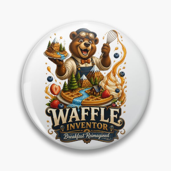 Item preview, Waffle Inventor Bear designed and sold by Sovereign Supply Co..