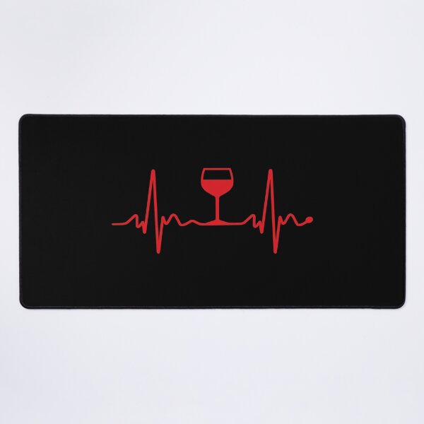 Item preview, Wine Lover EKG Heartbeat Heart Healthy Red Wine designed and sold by Dmo3HarkoArt.