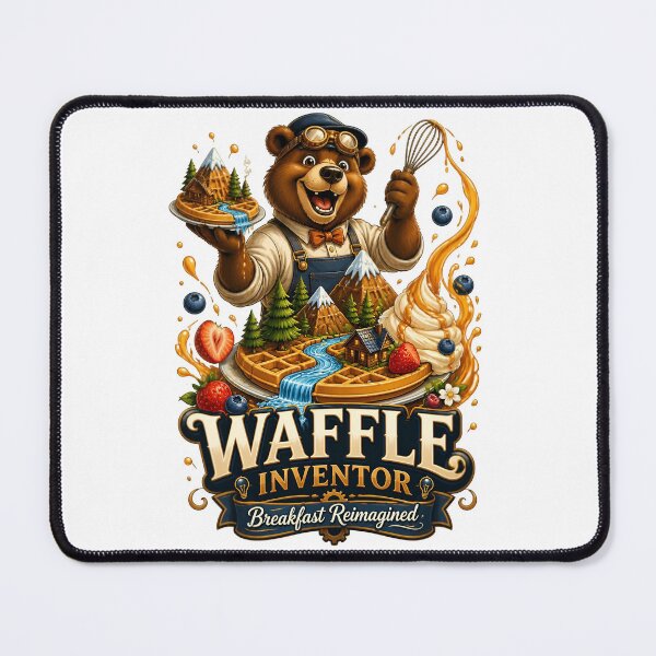Item preview, Waffle Inventor Bear designed and sold by Sovereign Supply Co..
