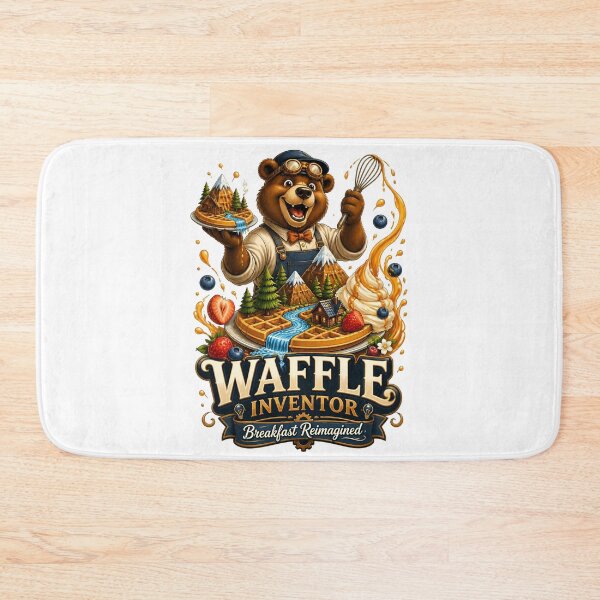 Item preview, Waffle Inventor Bear designed and sold by Sovereign Supply Co..