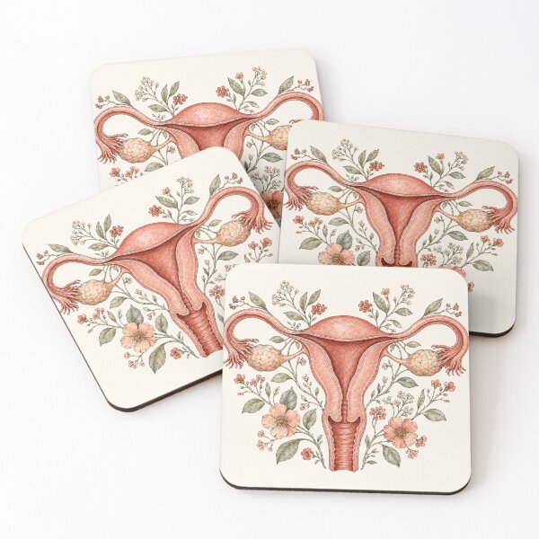 Item preview, Botanical Uterus: Vintage Medical Floral Anatomy designed and sold by laisavancini.