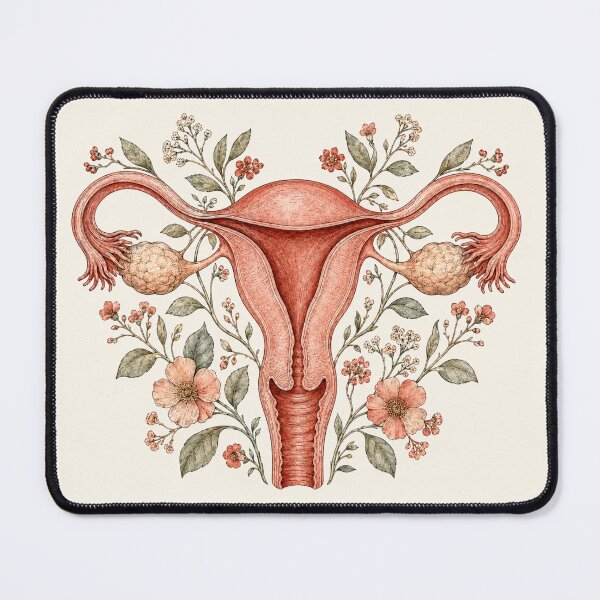 Item preview, Botanical Uterus: Vintage Medical Floral Anatomy designed and sold by laisavancini.