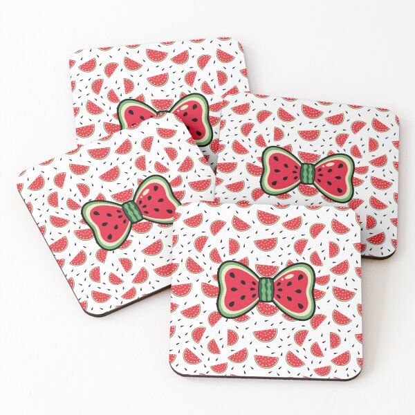Item preview, Cute Watermelon Bow Summer Pattern designed and sold by BigDigital.