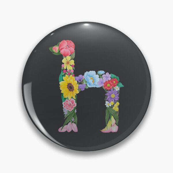 Item preview, Flower H designed and sold by KJAStudio.