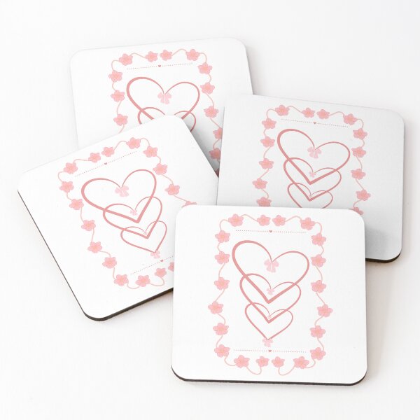 Item preview, Intertwined Hearts Floral Frame Moti designed and sold by Rehnair.