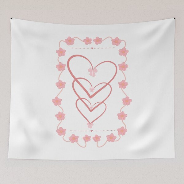 Item preview, Intertwined Hearts Floral Frame Moti designed and sold by Rehnair.