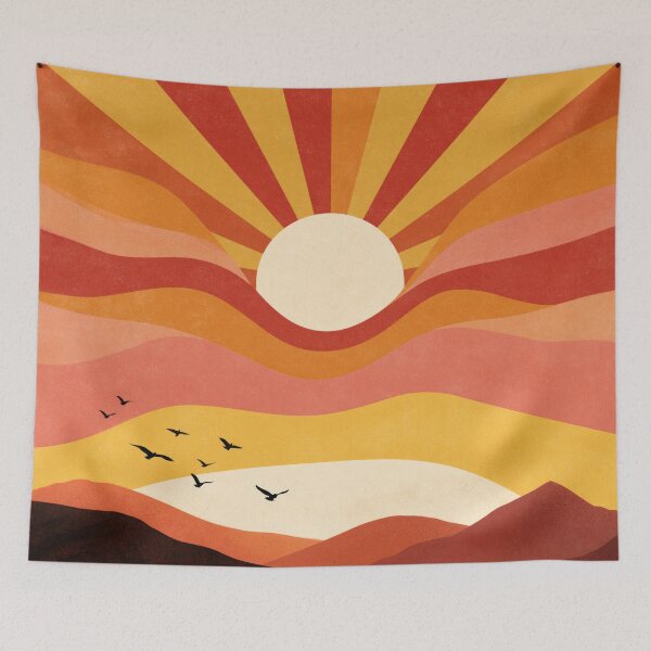 Item preview, Take It Easy — Retro 70s Sunset designed and sold by FrostyFrisby.
