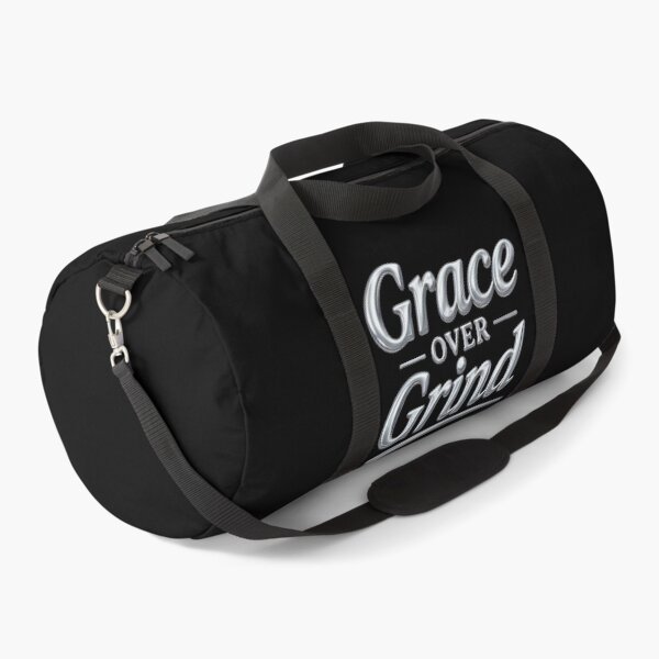 Item preview, Grace Over Grind Chrome Streetwear Typography designed and sold by TrinovaCreates.