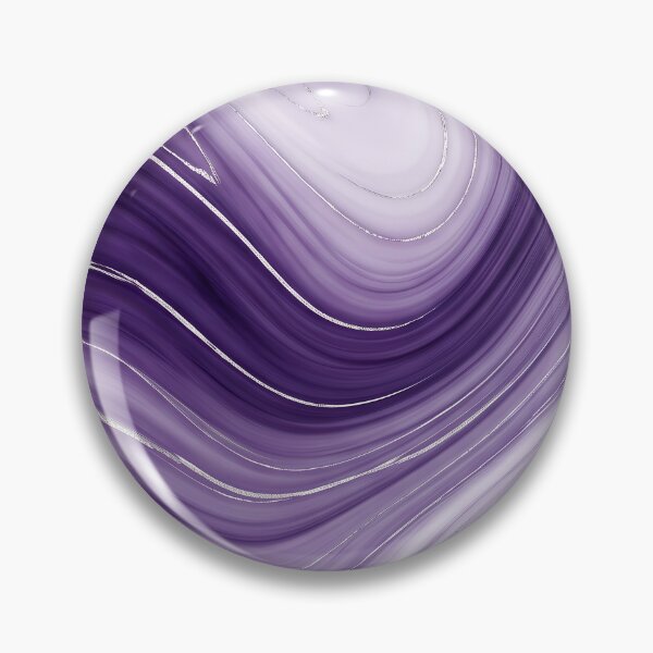 Item preview, Liquid Abstract in Purple and White — Silver-Veined Marble Art designed and sold by SeamPix.