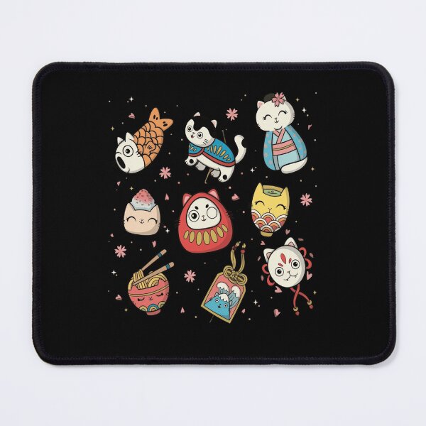 Item preview, Kawaii Japanese Cats and Traditional Lucky Charms Pack designed and sold by haitrieuic96.