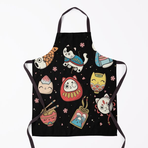 Item preview, Kawaii Japanese Cats and Traditional Lucky Charms Pack designed and sold by haitrieuic96.
