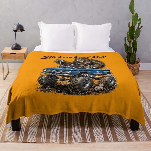Item preview, Funny Slickrock and Roll Bigfoot Off-Road Sasquatch 4x4 designed and sold by hobrath.