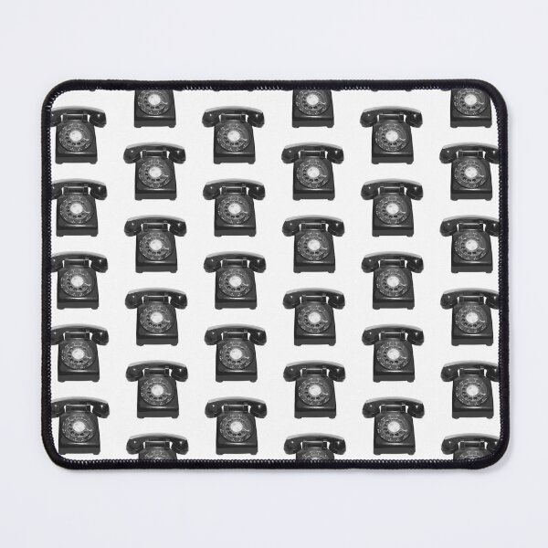 Item preview, Highly Detailed Retro Black Rotary Telephone Art designed and sold by KaleChub.