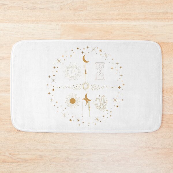 Item preview, Celestial Mystical Elements Gold Line Art designed and sold by Rehnair.