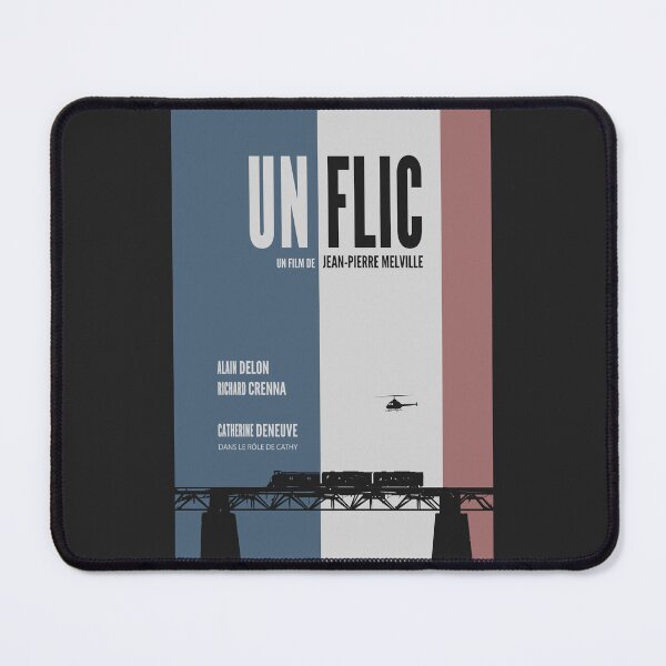 Item preview, Un Flic 1972 Poster | Jean-Pierre Melville Minimalist French Crime Film Print designed and sold by MORKINO POSTERS.