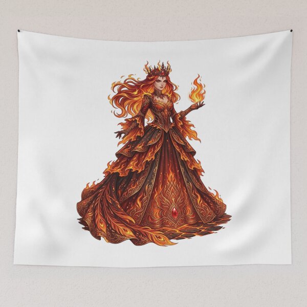 Item preview, Eternal Fire Queen in Flame Gown designed and sold by Rehnair.