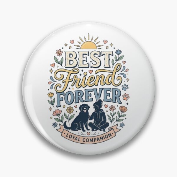 Item preview, Best Friend Forever Dog T-Shirt | Heartwarming Dog Lover Typography | Cute Pet Graphic Tee designed and sold by Faisal  Shah.