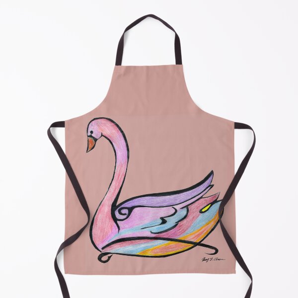 Item preview, Stylized Pink Swan designed and sold by Haxson37art.