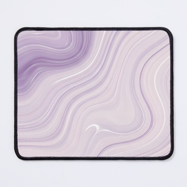 Item preview, Liquid Abstract in Lilac and Cream — Soft Marble Art designed and sold by SeamPix.