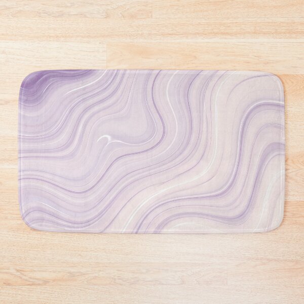 Item preview, Liquid Abstract in Lilac and Cream — Soft Marble Art designed and sold by SeamPix.