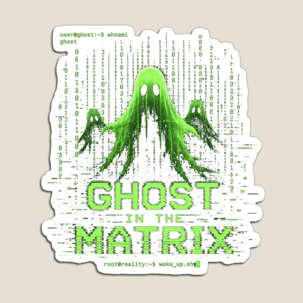 Item preview, Ghost in the Matrix designed and sold by Alpacatata.
