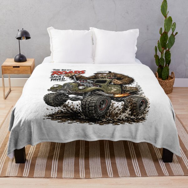 Item preview, The Best Roads Aren't Paved Funny Bigfoot Monster Truck 4x4 Design designed and sold by hobrath.