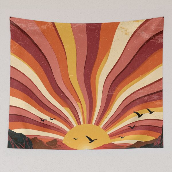 Item preview, Take It Easy — Retro 70s Sunset designed and sold by FrostyFrisby.