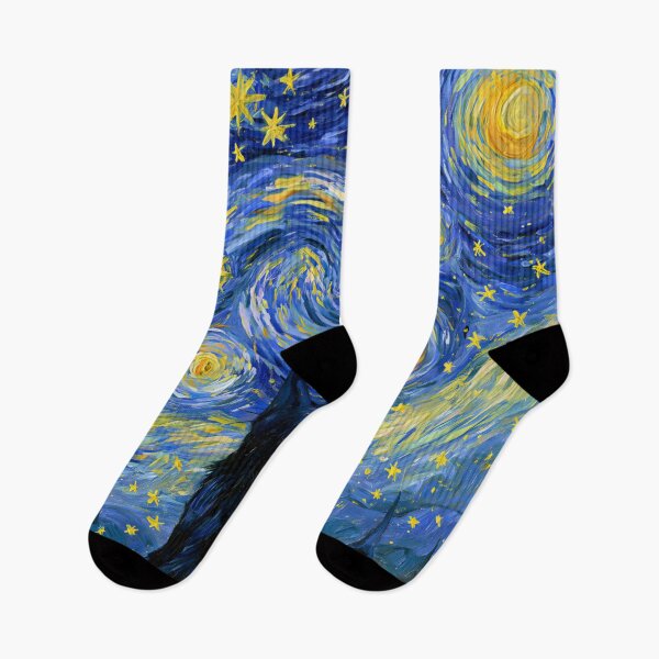 Item preview, Black Cat in Van Gogh Starry Night Painting designed and sold by UtArt.