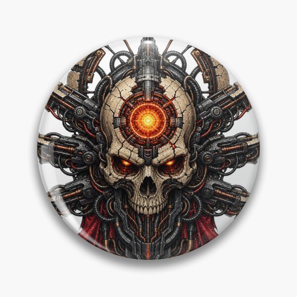Item preview, Cyber Seraph Reactor Skull designed and sold by Neural Distortion.