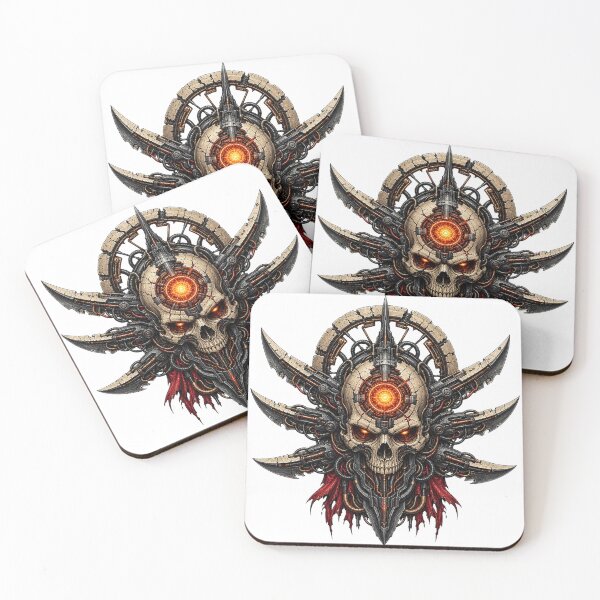 Item preview, Cyber Seraph Reactor Skull designed and sold by Neural Distortion.