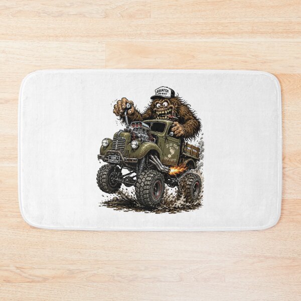 Artikelvorschau, Lustiges Bigfoot-Monster-Truck-4x4-Offroad-Abenteuer-Design entworfen und verkauft von hobrath.