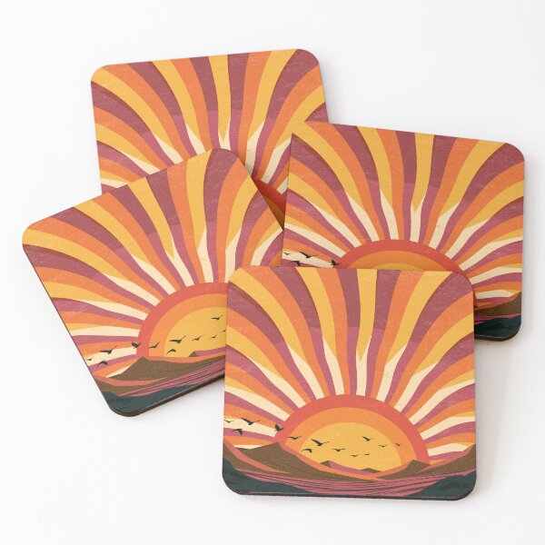 Item preview, Take It Easy — Retro 70s Sunset designed and sold by FrostyFrisby.