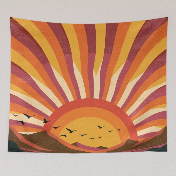 Item preview, Take It Easy — Retro 70s Sunset designed and sold by FrostyFrisby.