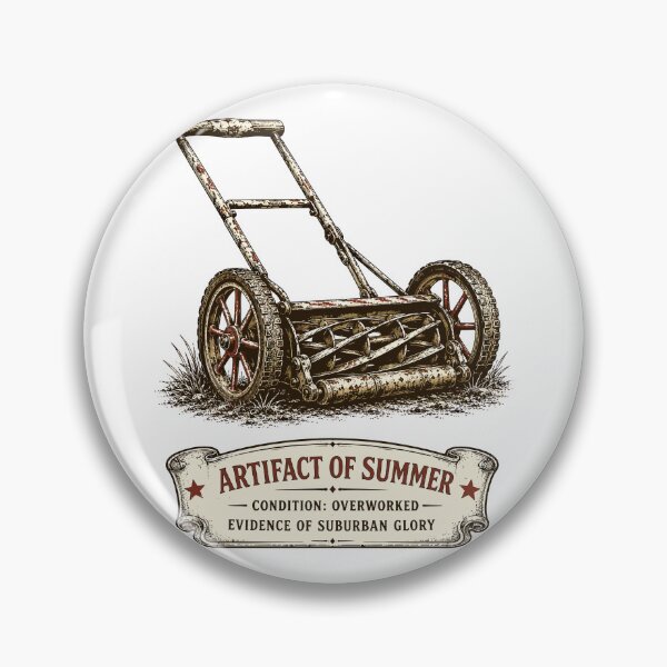 Item preview, Vintage Reel Lawn Mower T-Shirt | Backyard Relic | Lawn Care Gift designed and sold by Mikoff04-arts.