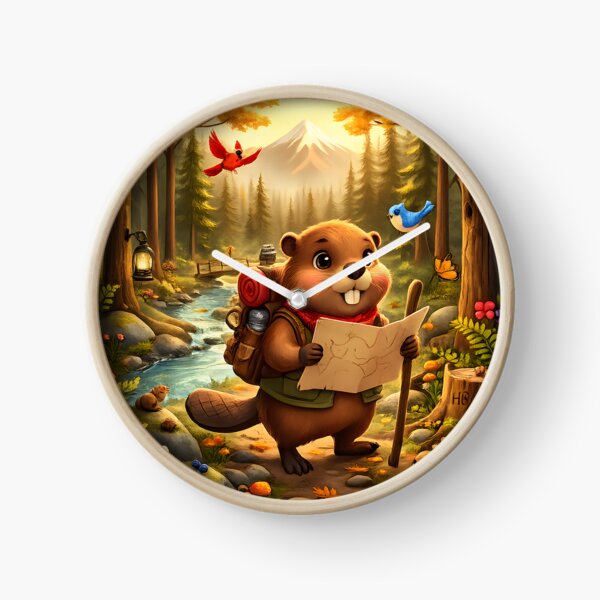 Item preview, Happy Beaver Adventures | The Adventure Begins designed and sold by Clothes With Smiling Animals Walt Gral.